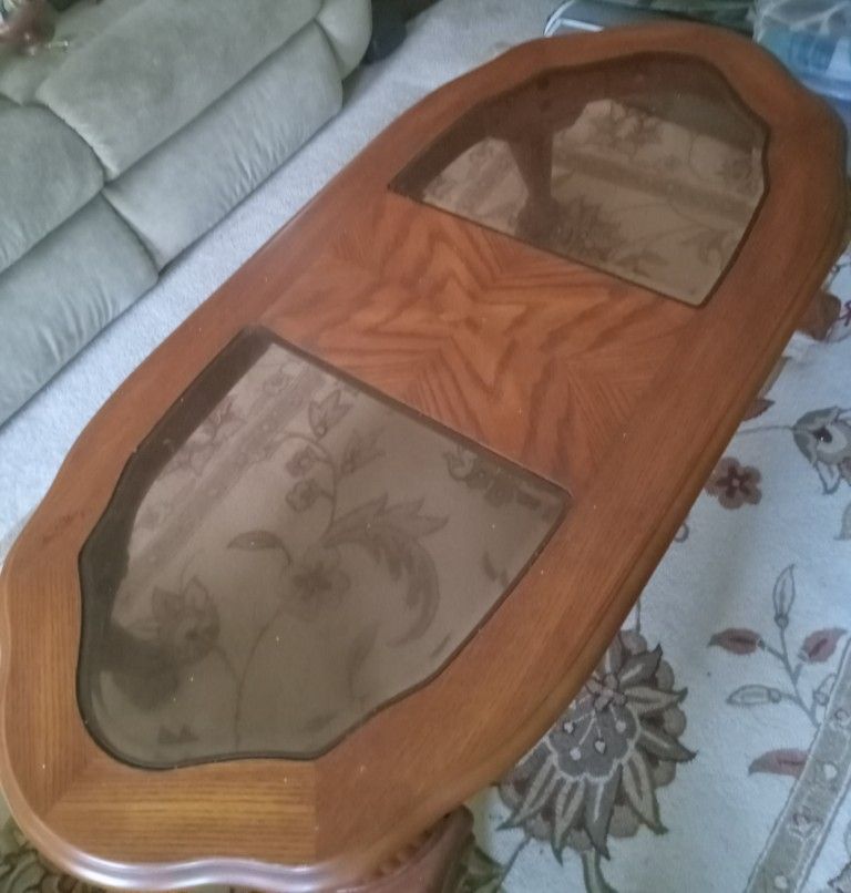 Coffee Table With Glass