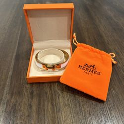 Hermes Bracelet White