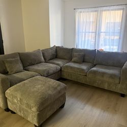 Grey Sectional Couch 
