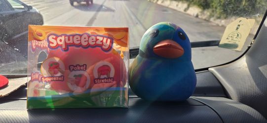 Peach and duck squeezy