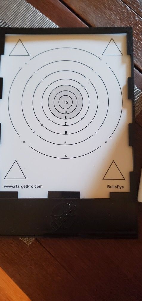iTarget 9mm Laser Bullet Target