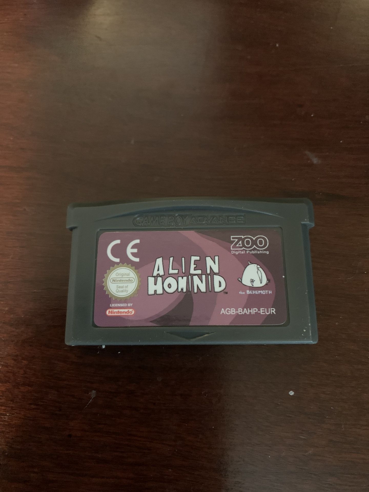 Alien Hominid gba Game Boy Advance RARE