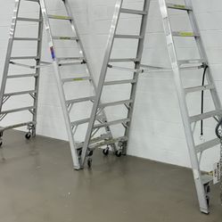 Rolling Ladder 8’ High Platform 