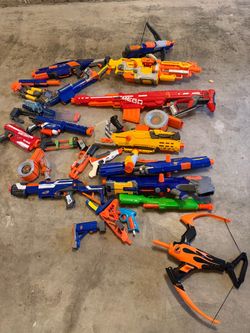 Nerf Toy Lot