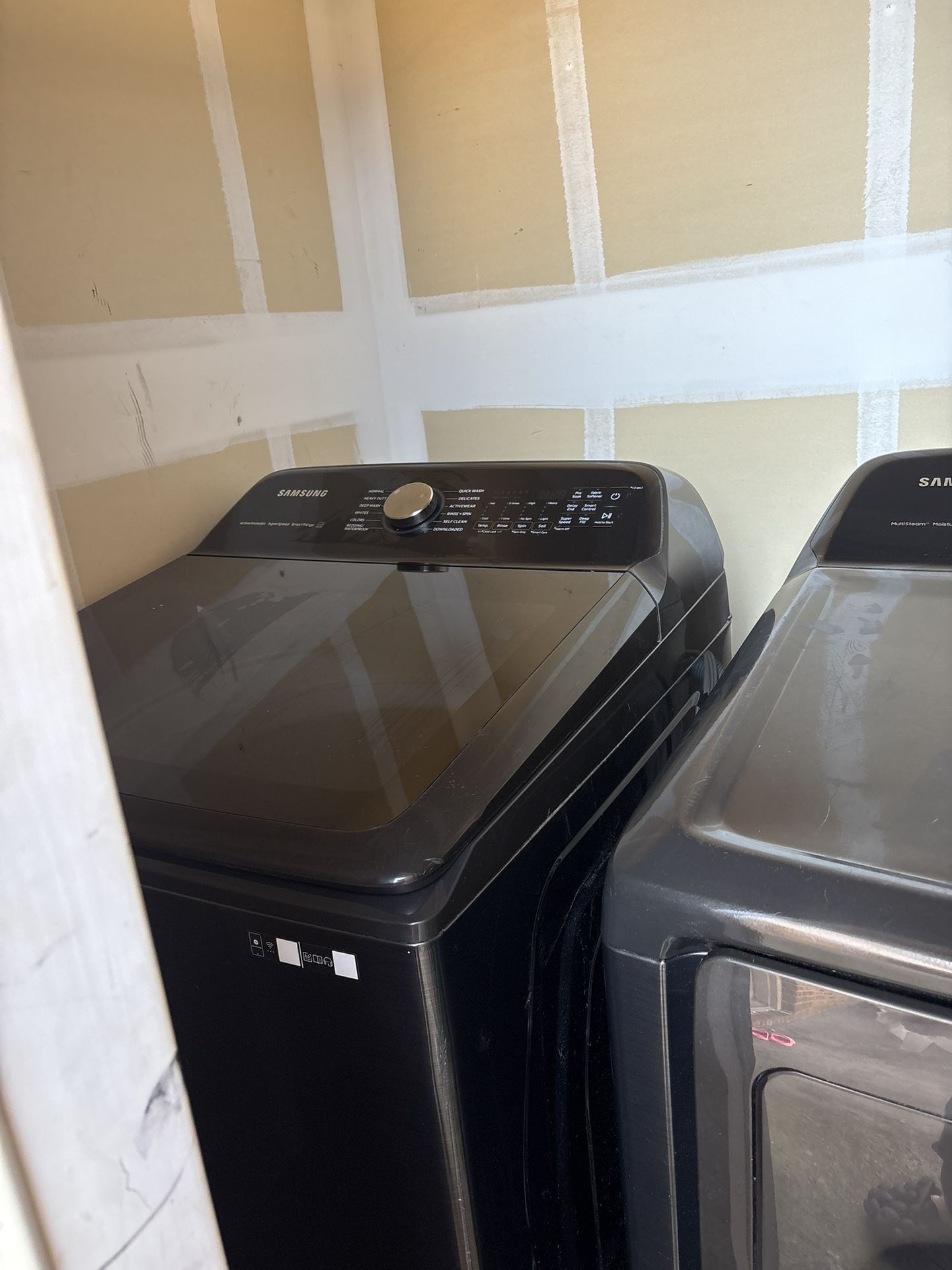 Samsung Washer and Dryer.