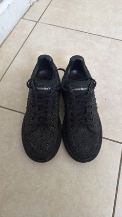 Alexander McQueen Crystal Glitter Embellished Chunky Sneakers