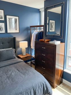 Dark espresso 5 drawers dresser
