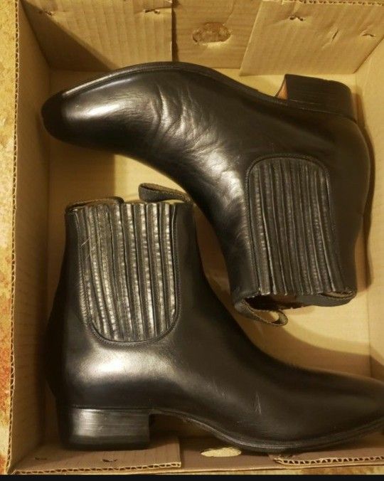 Men's Leather Boots Size 7.5 Botines Para Hombre Numero 7.5