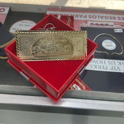 10k Gold Dollar Bill 