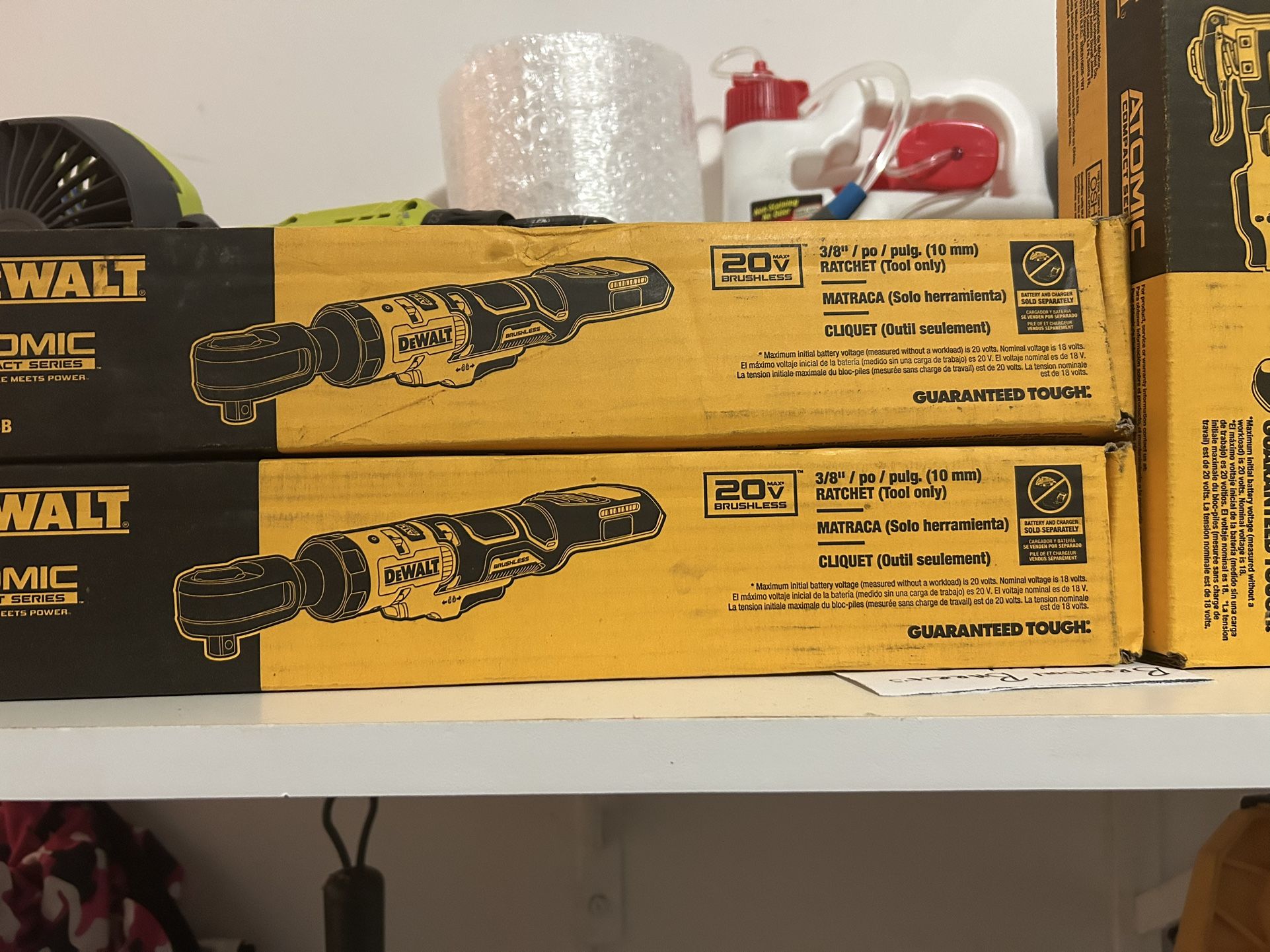 DEWALT ATOMIC 20V MAX Cordless 3/8 in. Ratchet (Tool Only Brand New In Box