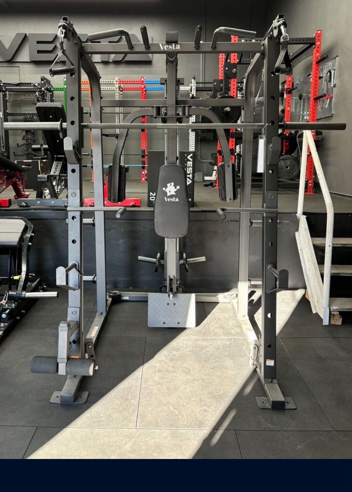 Smith Machine With Bench