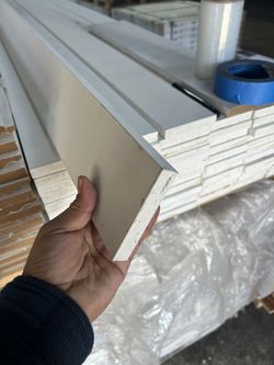 Trim (1x4) $16 Each Piece 3 1/2”x17’ MDF White Primed Straight 