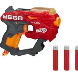 Nerf Mega Talon Blaster, Includes 3 AccuStrike Nerf Mega darts