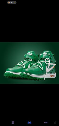 Off-White Nike Air Force 1 Mid Green – Size 11 – Clean – Box Included
