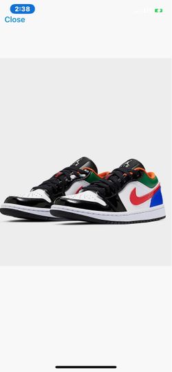 Air Jordan 1 Low Multi-Color Sneakers