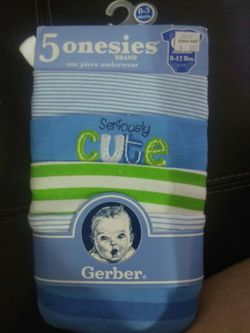 5 baby onesies