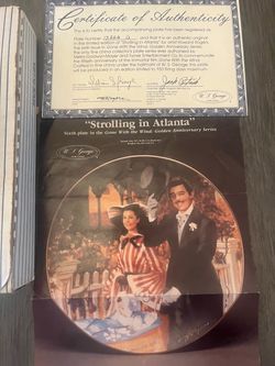 W.S. George Gone With the Wind Collector Plate