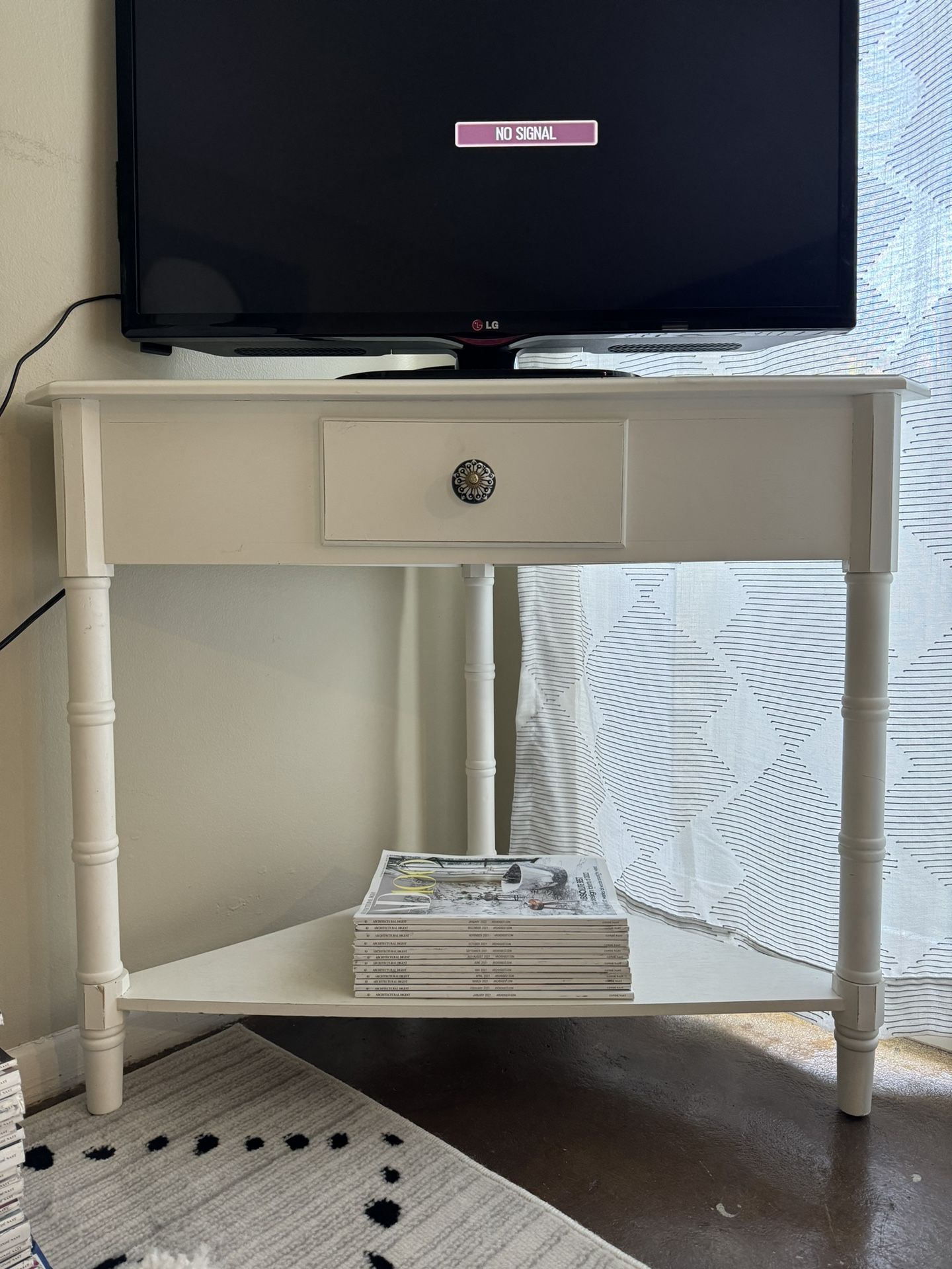 Corner Console Table