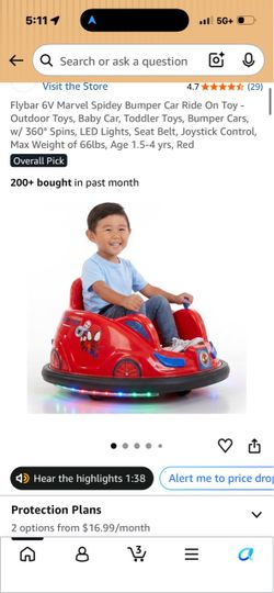 Spider-Man bumper car