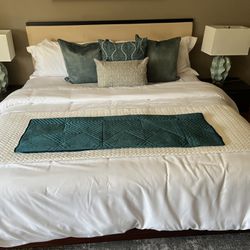 California King Bed (+ mattress & boxspring)