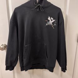 Jiepaiyieu China Trend Embroidered Hoodie Sweatshirt Size 23” Pit to Pit Soft