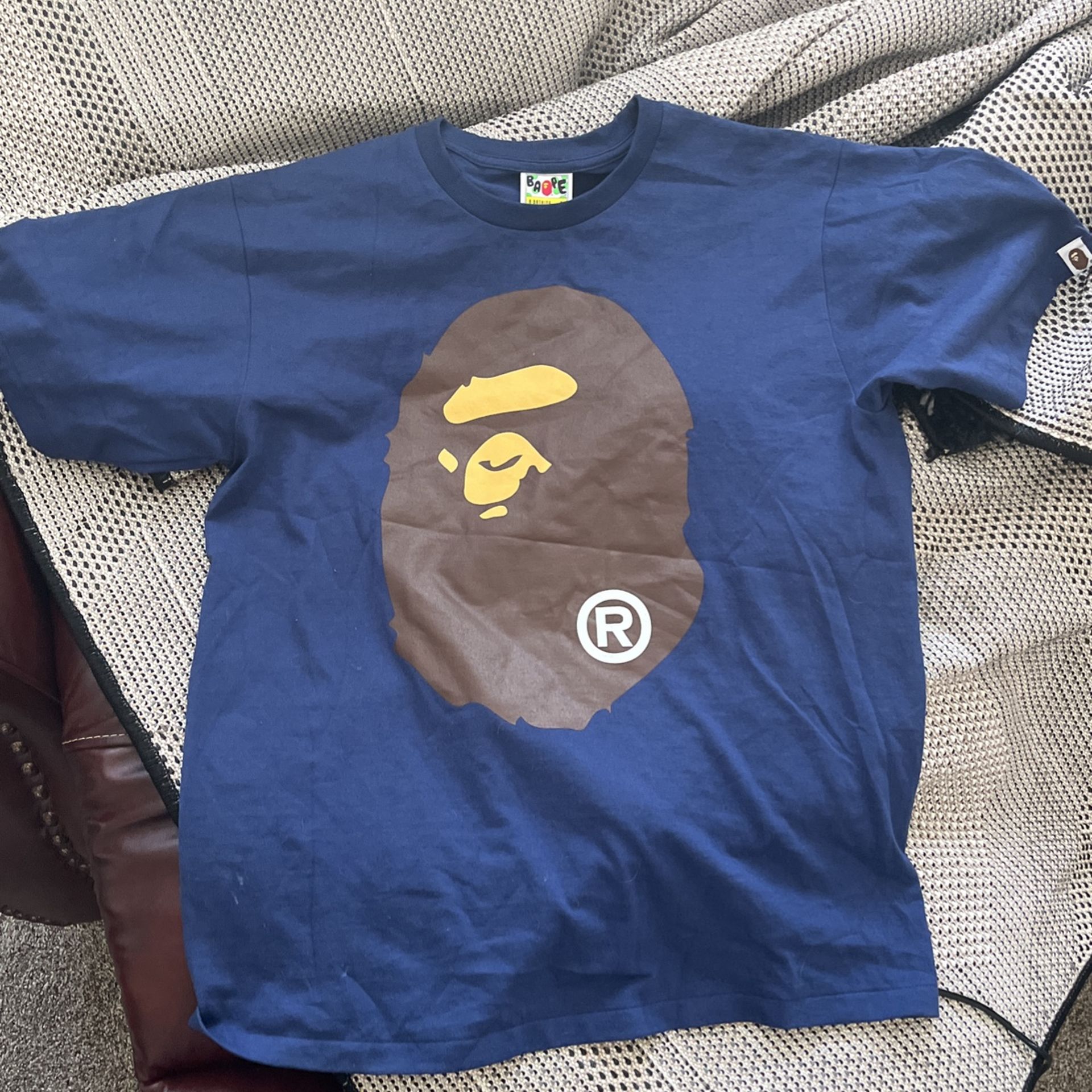 Bape Navy Blue Shirt