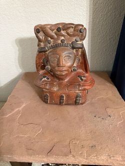 Vintage folk art pottery
