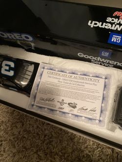 2001 Action Brookfield Collectors Guild Dale Earnhardt #3 GM Goodwrench Service Plus edition.