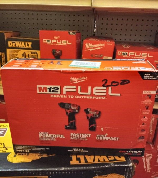 MILWAUKEE M12 FUEL 2-TOOL COMBO KIT