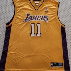 Lakers KARL MALONE Reebok Jersey 11 