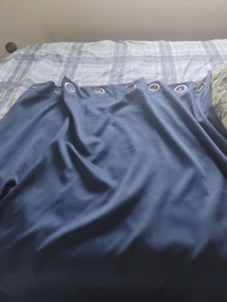 Navy Blue Curtain Panels