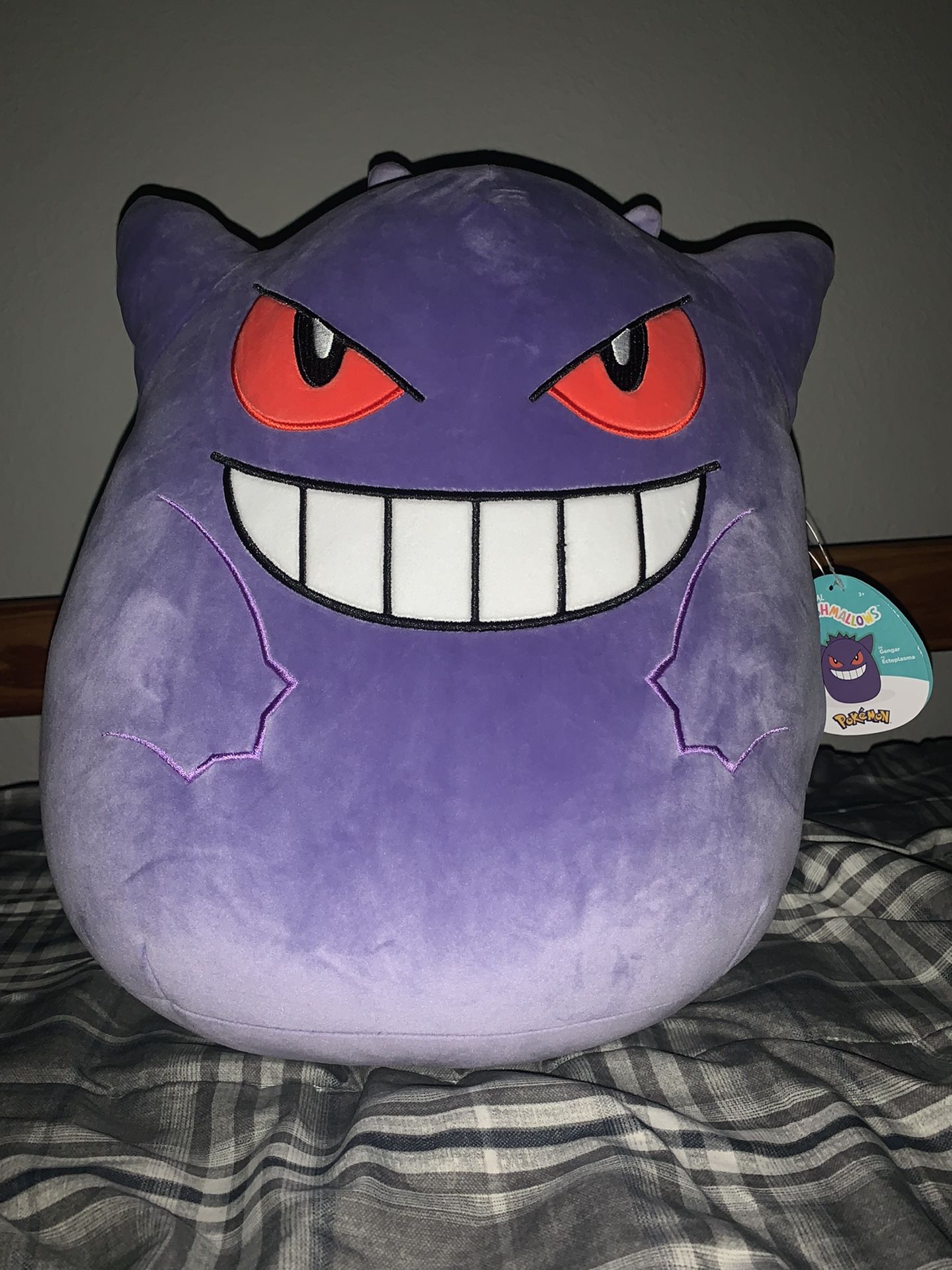 Pokemon Gengar Squishmallow Plush NEW 14” IN HAND - Main Image