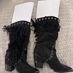 Kenneth Cole Fringe Boots 