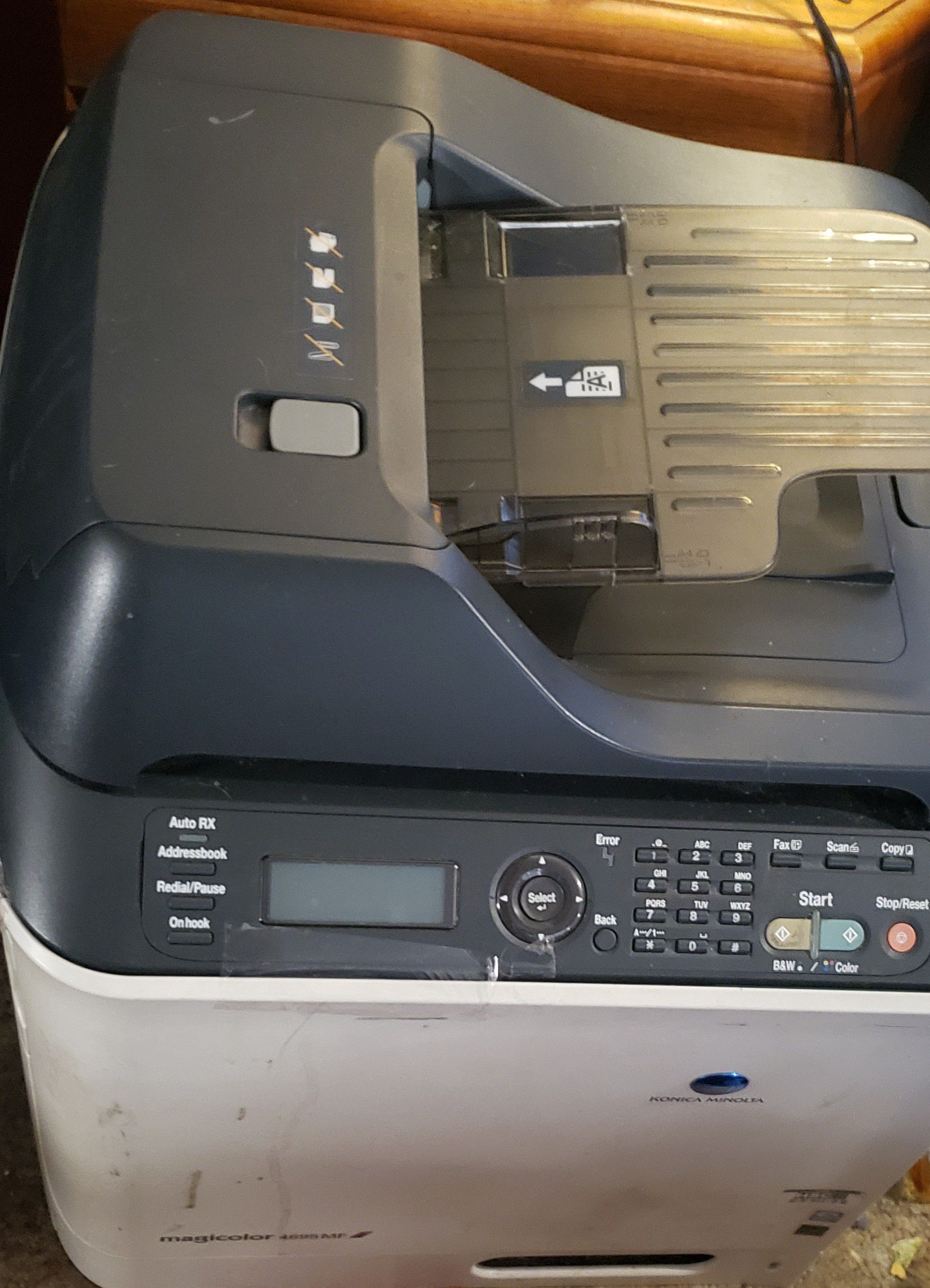 FREE copier NEEDS image rollers or $12 chip set to reset them.