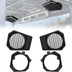 SLORIMOD Rear Roof Speaker Pod Enclosure For Polaris Ranger XP 1000/Crew 19-20, Waterproof 6.5" Speaker Holders For Polaris Ranger XP 1000/Crew 2019-2