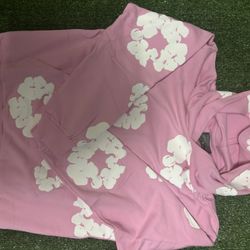 Denim Tears Pink Hoodie.  