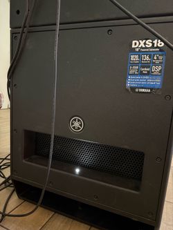 Pair of Yamaha DXS18 Powered Subwoofers – Used Like New – Serious Bass