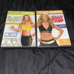 Denise Austin - Fitness Workout DVD Bundle - Boot Camp Exercise