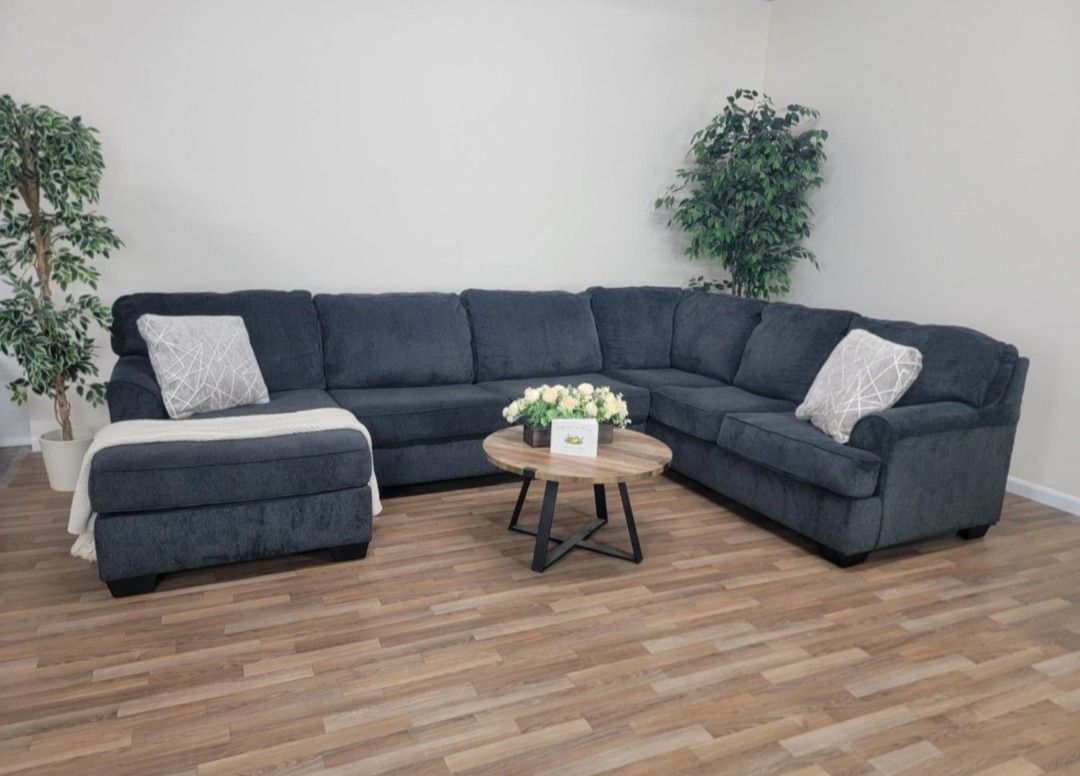 Dark Gray Sectional 