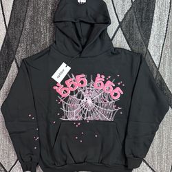 Black Sp5der Hoodie 