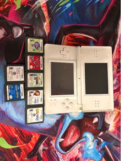 Nintendo Ds white with games