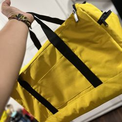Yellow Sneaker Travel Duffle large