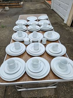 80 pieces dinnerware set
