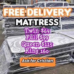 New Mattresses  Twin mattress Full mattress Queen mattress  King mattress  Colchones nuevos  Beds 
