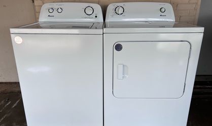 WE DELIVER • WHIRLPOOL Amana Super Capacity Washer & Dryer Set- WORKS GREAT!!!