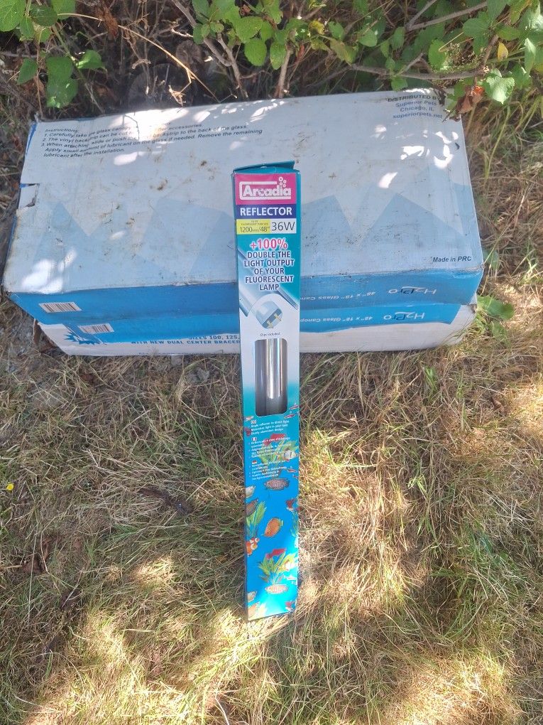 New Old Stock Two Reflectors About 36inch L For 48" tubes