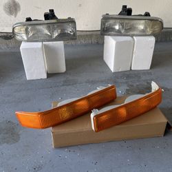 Headlights & Parking Lights S-10 98-04. OEM