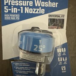 Pressure Washer 5 In 1 Nozzle 