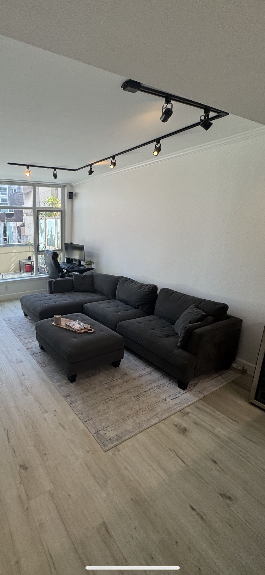 Sectional Couch & Ottoman