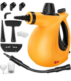 Hot Steam, No Chemicals】Imagine cleaning your home without harsh chemicals, simply pure steam lifting dirt and grime. 1200W hot steam cleaner is safe